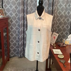 ZARA Faux Suede Vest